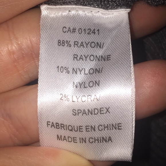 Gray Contemporaine Waterfall Cardigan Size SP - Picture 5 of 8